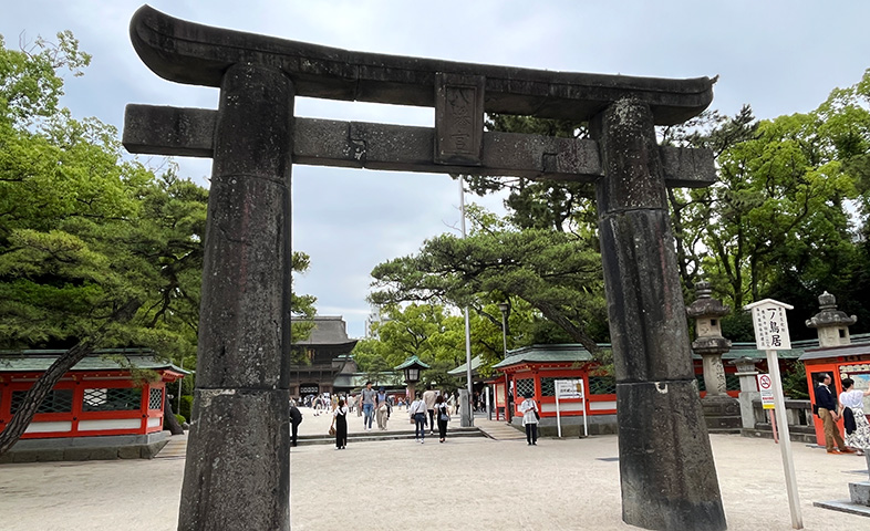 筥崎宮の鳥居