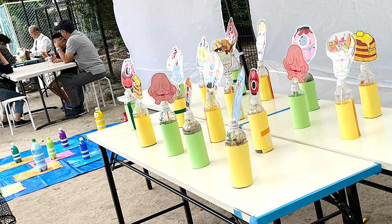 筥崎宮の参道古本市の催し